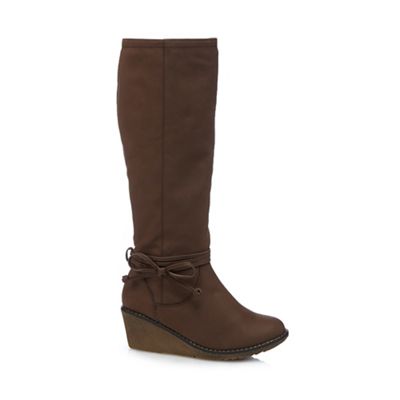 debenhams ladies brown boots