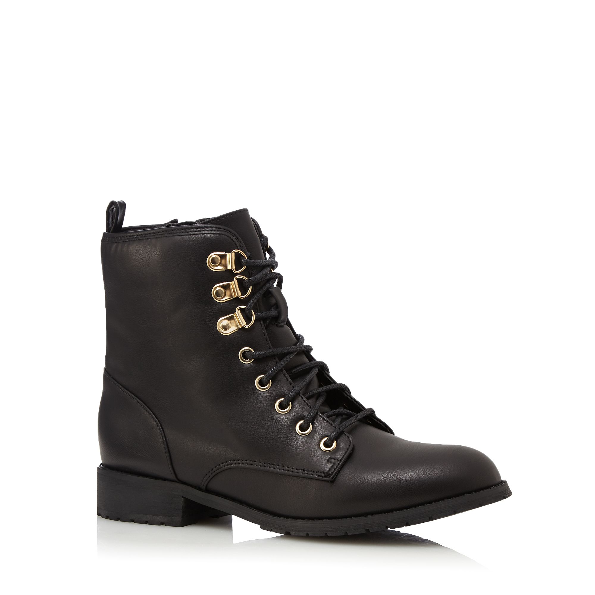Red Herring Womens Black Lace Up Ankle Boots From Debenhams 5 | eBay