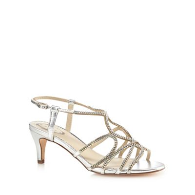 debenhams silver shoes sale