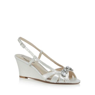 debenhams silver shoes sale