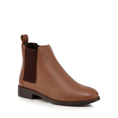 faith tan ankle boots