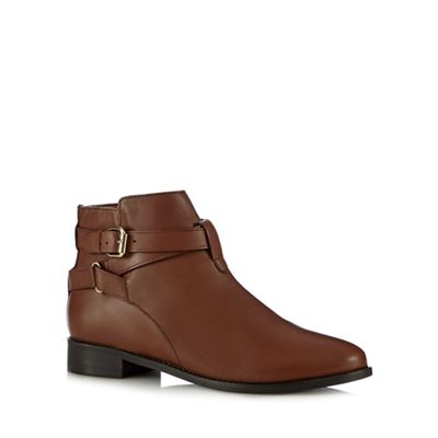 faith tan ankle boots