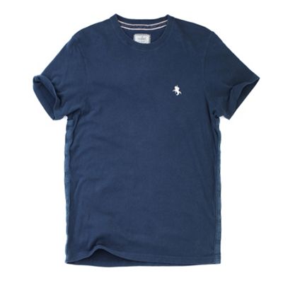 Navy basic branded t-shirt