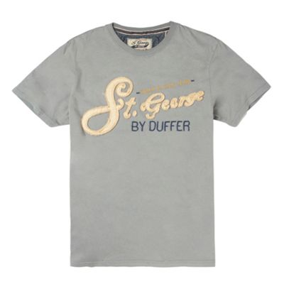 St George by Duffer Pale grey logo t-shirt