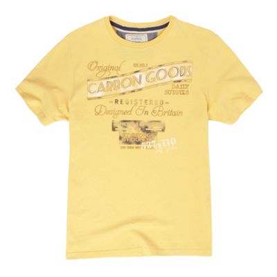 St George by Duffer Yellow Carbon Goods t-shirt