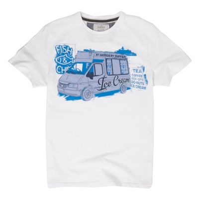 St George by Duffer White Ice Cream Van t-shirt