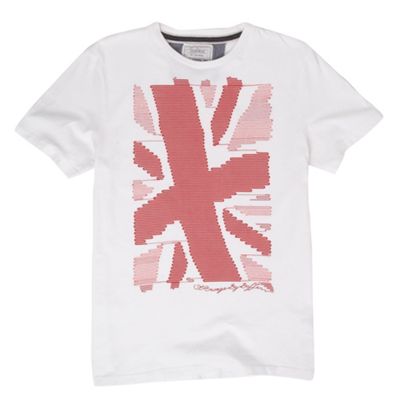 White Union Jack t-shirt