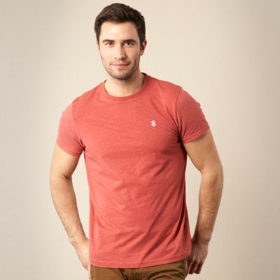 St George by Duffer Dark pink embroidered logo t-shirt