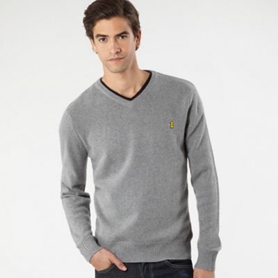 Light grey wool blend jumper