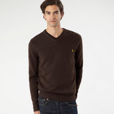 Brown Wool Blend Jumper