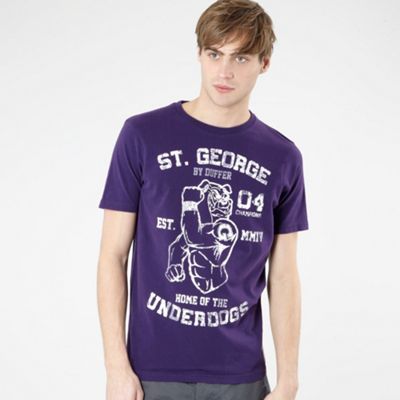 St George by Duffer Purple Underdog t-shirt