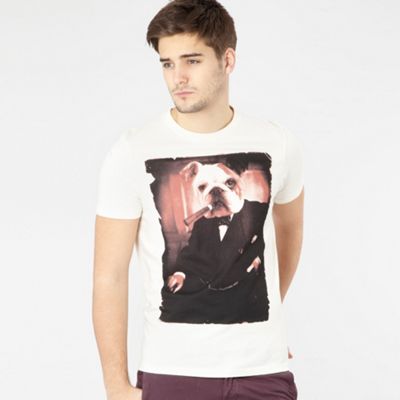 St George by Duffer Natural Winston dog t-shirt