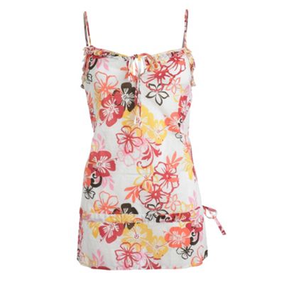 Mantaray Multi coloured floral print sleeveless smock