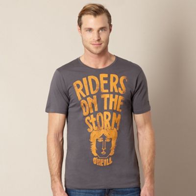 Dark grey Storm printed t-shirt