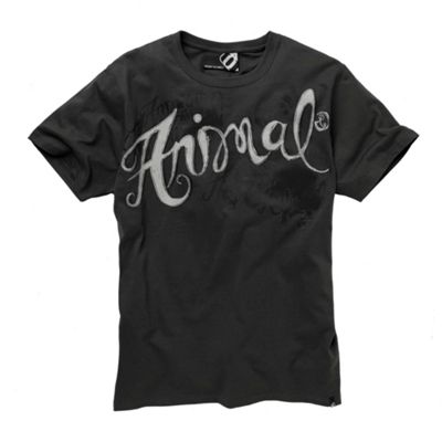 Animal Dark grey chest print t-shirt