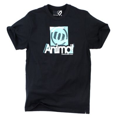 Animal Black front and back print t-shirt