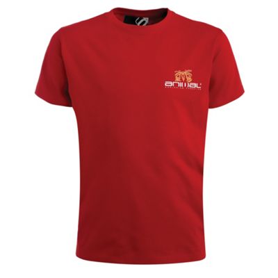 Animal Red back print t-shirt