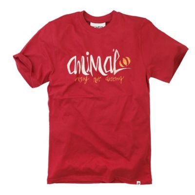Animal Red claw logo t-shirt