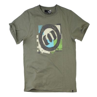 Animal Khaki framed claw logo t-shirt