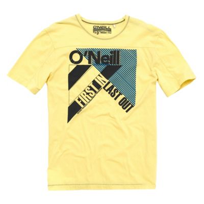 ONeill Yellow surf t-shirt