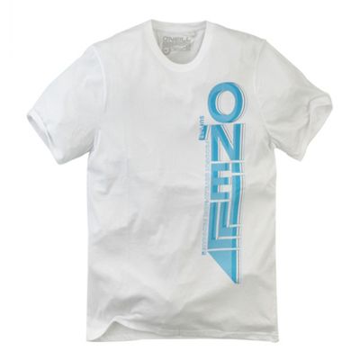 ONeill White printed side t-shirt