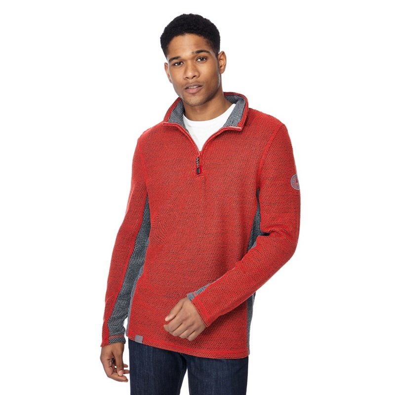 Weird Fish - Red Zip Funnel Neck Sweatshirt Review