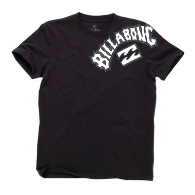 Billabong Black shoulder print t-shirt
