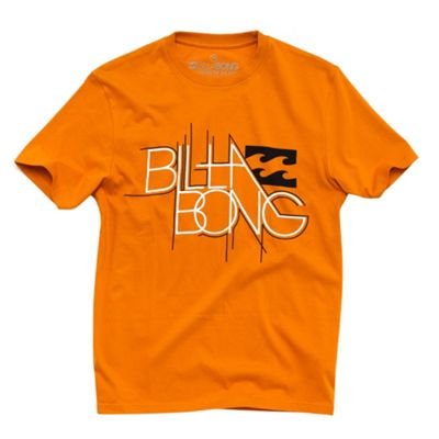 Orange chest logo t-shirt