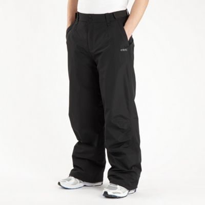 Black snow trousers