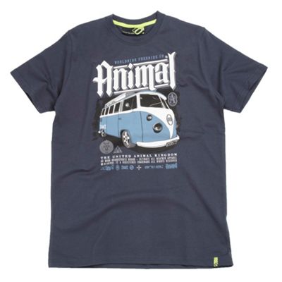 Animal Navy Camper van t-shirt
