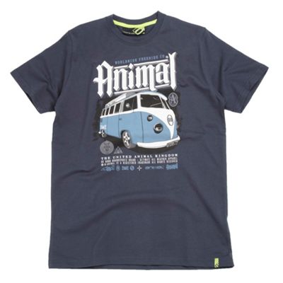 Navy Camper van t-shirt