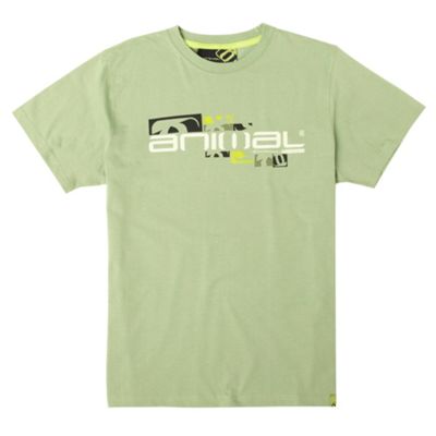 Animal Green chest logo t-shirt