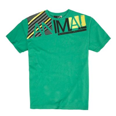 Animal Green cross logo t-shirt