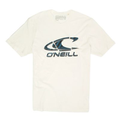 ONeill White wave logo t-shirt