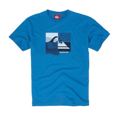 Quiksilver Blue mount wave t-shirt