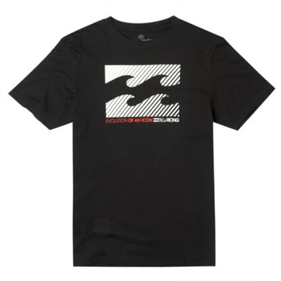Billabong Black wave logo t-shirt
