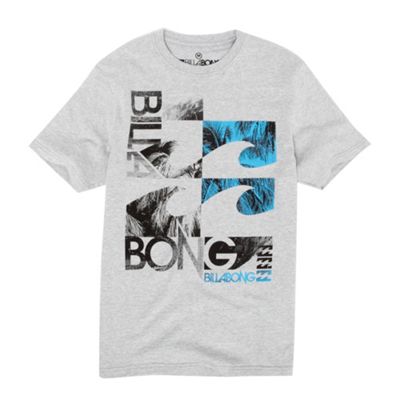 Billabong Grey wave design t-shirt