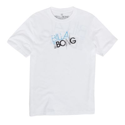 Billabong White front and back logo t-shirt