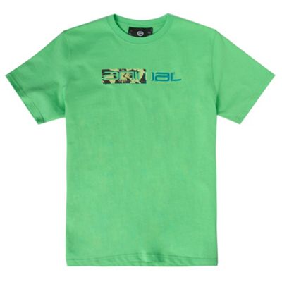 Animal Green floral logo t-shirt
