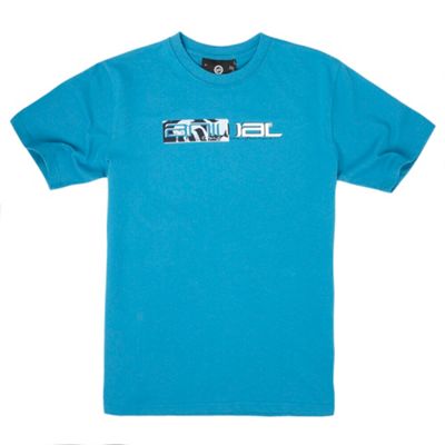 Animal Blue floral logo t-shirt