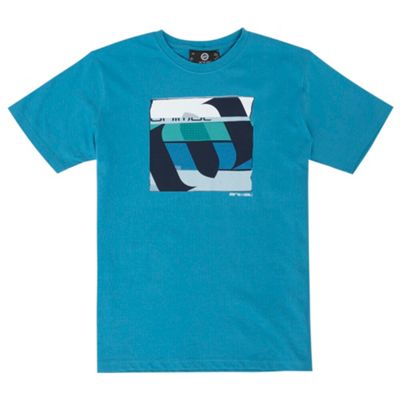 Animal Blue striped logo t-shirt