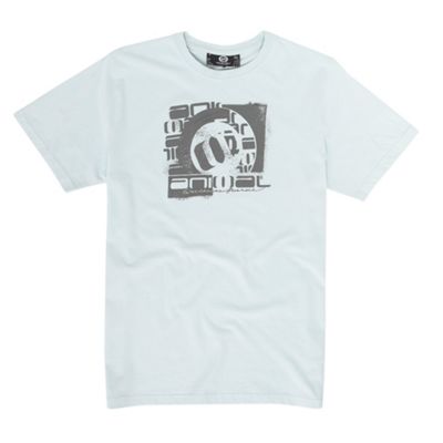 Animal Light blue word circle t-shirt