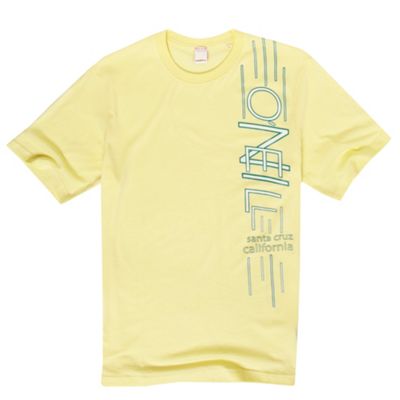 ONeill Light yellow Perfect logo t-shirt