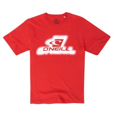 ONeill Red thruster logo t-shirt