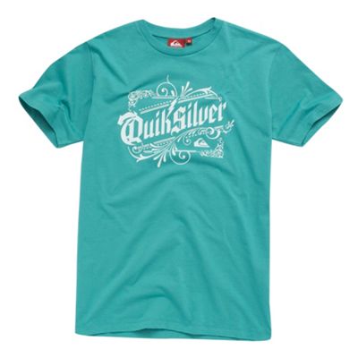 Quiksilver Turquoise Ready Set Go t-shirt