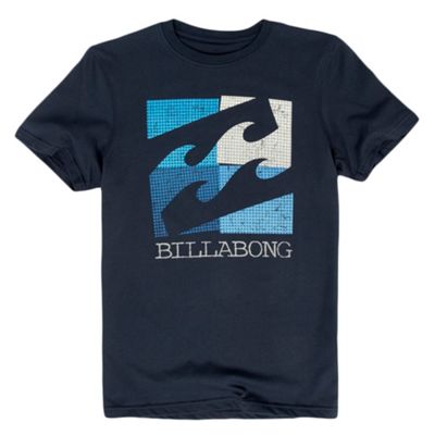 Billabong Navy Interlock logo t-shirt