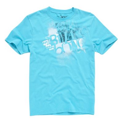 Aqua word applique t-shirt