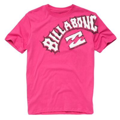 Billabong Bright pink logo t-shirt