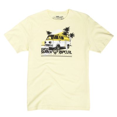 Rip Curl Yellow campervan t-shirt