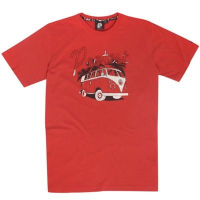Protest Red campervan t-shirt